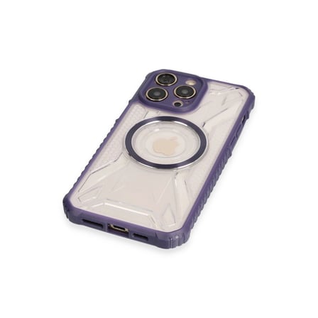 Apple İphone 14 Pro Kılıf Prag Magneticsafe Kapak - Derin Mor