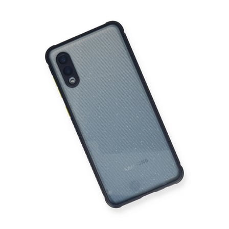 Samsung Galaxy A02 Kılıf Miami Şeffaf Silikon - Lacivert