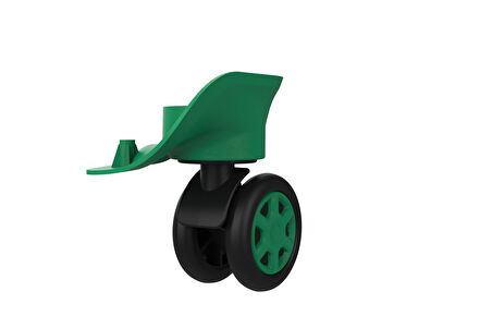 Keo-Plus ABS Valiz Tekerleği Çift Teker Yeşil Renk