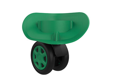 Keo-Plus ABS Valiz Tekerleği Çift Teker Yeşil Renk