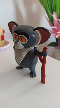 vintage madagaskar lemur original figür oyuncak & 10 cm