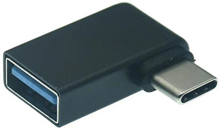 Lunatic 4658 Type C 3.1 To Usb 3.0 Şarj 90 Dirsek Köşe Çevirici Dönüştürücü Adaptör