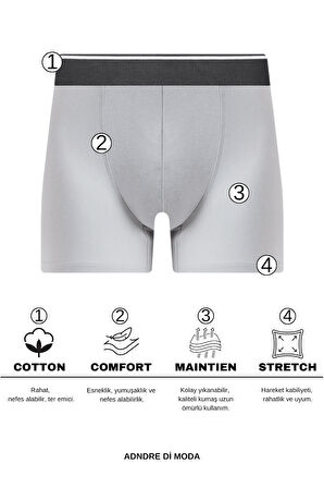 Erkek 1 Adet Rastgele Sürpriz Desenli Boxer - Özel Gizemli Paketinde Sürpriz Boxer