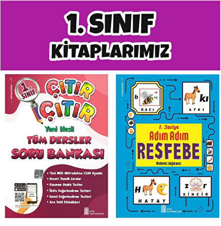 Ata 1.Sınıf 2.Dönem Yeni Nesil Çıtır Çıtır Soru Bankası - 1.Seviye Resfebe