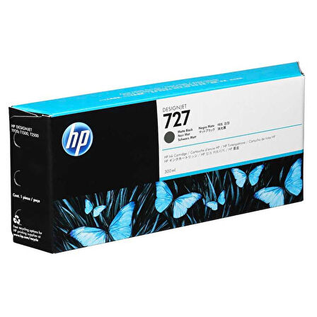 Hp 727-C1Q12A Mat Siyah Orijinal Kartuş Extra Yüksek Kapasiteli-2024