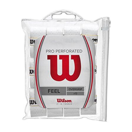 Wilson Pro Perforated Feel 12'li Paket-Beyaz