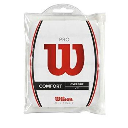 Wilson Pro Comfort Grip 12'li Paket-Beyaz
