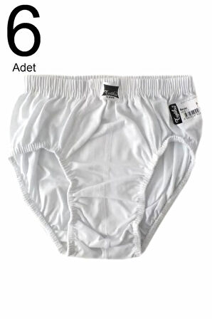 Erkek Çocuk Beyaz 6'lı Paket  Külot ELF568TUT01316