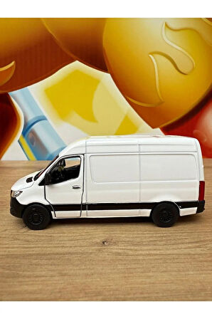 Mercedes-Benz Sprinter Araba Mercedes Diecast Yük Taşıma Arabası Minibüs 12CM Beyaz