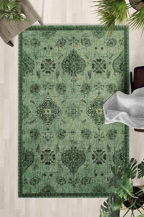 Kaymaz Taban Yıkanabilir Halı – Mutfak, Salon, Yatak Odası için Modern Dijital Baskı Halı (SLNHAL119