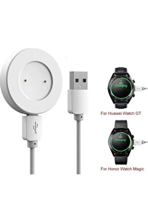 Huawei Gt2 - Watch Dream - Magic - Gt Usb Şarj Kablosu Aleti Yüksek Kalite Hızlı Manyetik Şarj Aleti