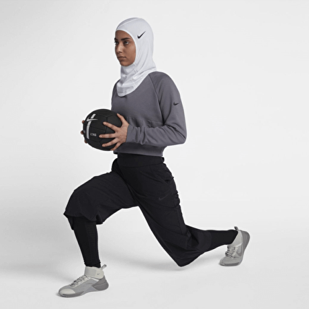 Nike N.000.3533.101.ML PRO HIJAB 2.0 SPORCU KADIN BAŞÖRTÜSÜ