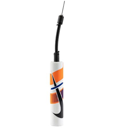 Nike Essential Ball Pump Çift Yönlü Top Şişirme Pompası turuncu