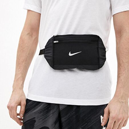 Nike  NIKE CHALLENGER 2.0 WAIST PACK LARGE SİYAH Erkek Bel Çantası