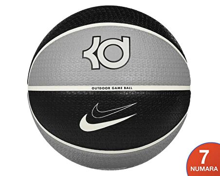 Nike Playground 8P 2.0 K Durant Deflated Basketbol Topu N1007112030 Gri