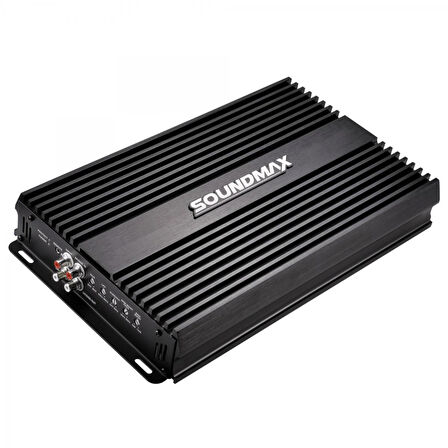 SOUNDMAX SX-4000.1D-1 OHM 4000W RMS-PROFESYONEL-BAS KUMANDALI-MONO ANFİ