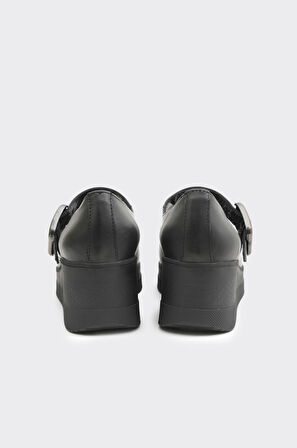 Dolgu Taban Casual  Hakiki Deri Kadın Ayakkabı