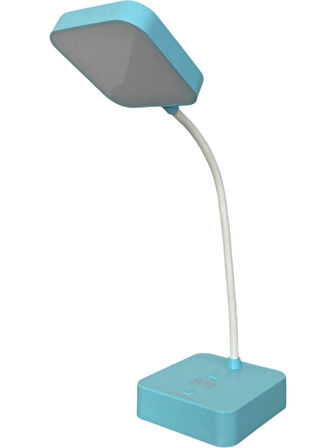 Gold silver GS-730 Şarjlı Masa Lambası Dokunmatik Tuşlu Ilık Beyaz ve Sarı Işık 20 LED