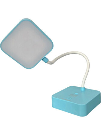 Gold silver GS-730 Şarjlı Masa Lambası Dokunmatik Tuşlu Ilık Beyaz ve Sarı Işık 20 LED