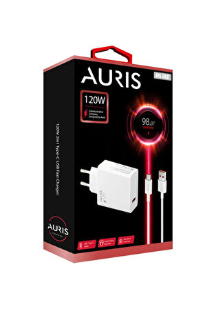 Auris ARS-CH37 120 W Usb To Type-c Kablolu Hızlı Şarj Cihazı
