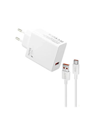 Auris ARS-CH37 120 W Usb To Type-c Kablolu Hızlı Şarj Cihazı