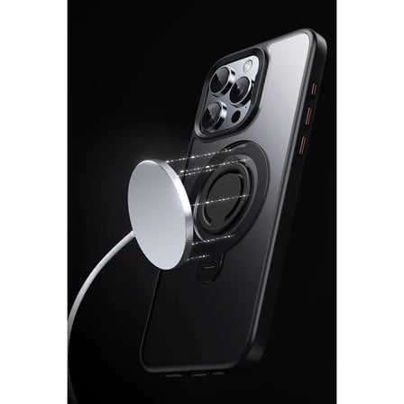 Joko Apple iPhone 16 Pro Avatar 360 Dönen Magsafe Kapak - Siyah