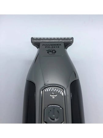Powerdex Professional PD-2212 Gümüş Renkli Kablosuz Saç Sakal Tıraş Makinesi Islak & Kuru Kullanım Digital Göstergeli 