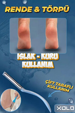 Mavi Kırılmaz Çift Taraflı Ayak Törpüsü Pürüzsüz ve Sağlıklı Ayaklar İçin XL92