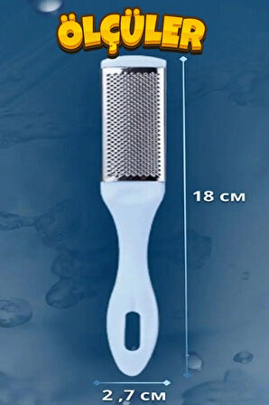 Mavi Kırılmaz Çift Taraflı Ayak Törpüsü Pürüzsüz ve Sağlıklı Ayaklar İçin XL92