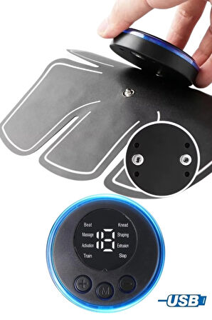 Fizyoterapi Masaj Aleti EMS Tens Kas Uyarıcı Geliştirici 4lü Set