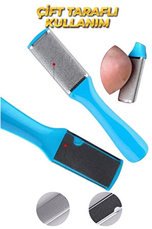 Çift Taraflı Ayak Topuk Törpüsü Rende ve Törpü Islak Kuru Kullanım XL69