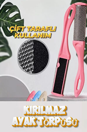 Pembe Kırılmaz Çift Taraflı Ayak Törpüsü Pürüzsüz ve Sağlıklı Ayaklar İçin XL92
