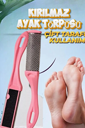 Pembe Kırılmaz Çift Taraflı Ayak Törpüsü Pürüzsüz ve Sağlıklı Ayaklar İçin XL92