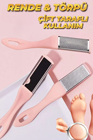 Somon Kırılmaz Çift Taraflı Ayak Törpüsü Pürüzsüz ve Sağlıklı Ayaklar İçin XL92