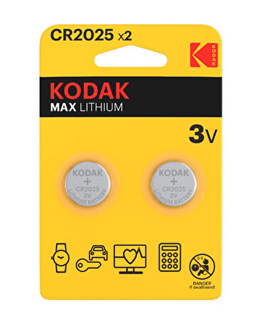 Kodak Para Pil Cr2025 2Li 3 adet