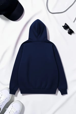 Unisex Love Baskılı Oversize Hoodie Kapüşonlu Sweatshirt