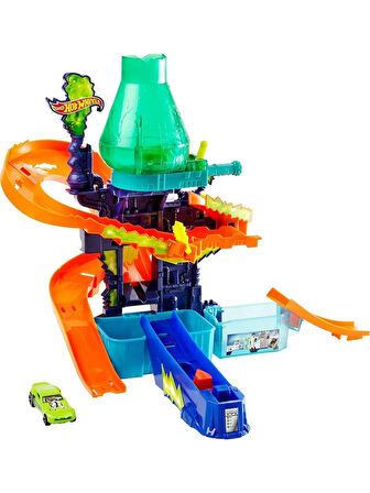 HOT WHEELS Renk Değiştiren Araçlar Çılgın Laboratuvar Oyun Seti ccp76