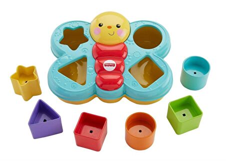 Fisher Price Şekil Eşleştirme Arkadaşı Kelebek 6 Bloklu CDC22