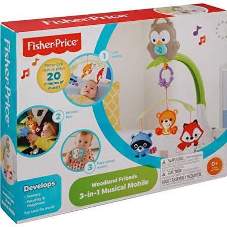 Fisher Price Üçü Bir Arada Baykuş Dönence