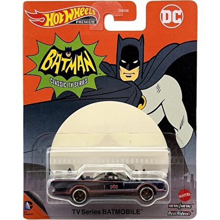 Hot Wheels Retro Eğlence Serisi Araçlar-HCP10- DMC55 - Tv Series Batmobıle