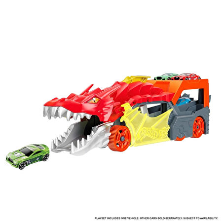 HOT WHEELS CITY DRAGON LAUNCH TRANSPORTER EJDERHA ŞEKİLLİ FIRLATICI