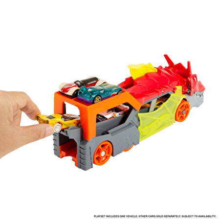 HOT WHEELS CITY DRAGON LAUNCH TRANSPORTER EJDERHA ŞEKİLLİ FIRLATICI