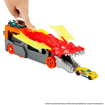 HOT WHEELS CITY DRAGON LAUNCH TRANSPORTER EJDERHA ŞEKİLLİ FIRLATICI