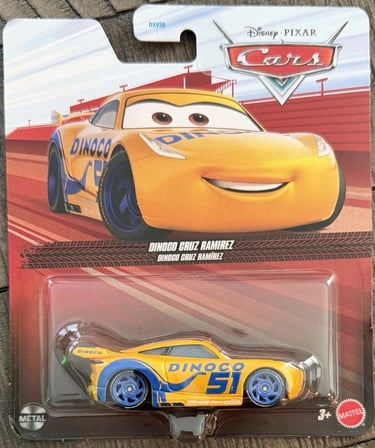Disney Pixar Cars Dinoco Cruz Ramirez 51 Metal Die Cast Oyuncak Araba 3+