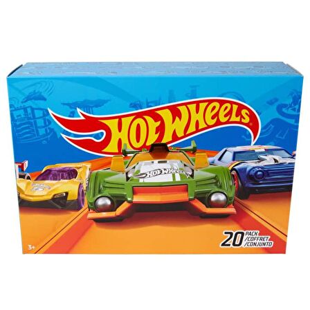 Hot Wheels 20 li 1:64 Ölçekli Araba Seti