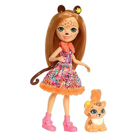 Enchantimals Popüler Karakter Bebekler FNH22-FJJ20 Lisanslı Ürün