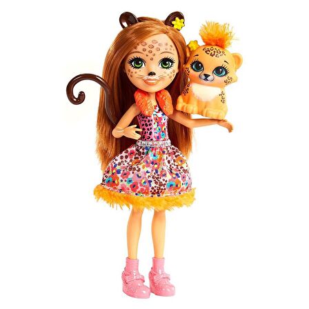 Enchantimals Popüler Karakter Bebekler FNH22-FJJ20 Lisanslı Ürün