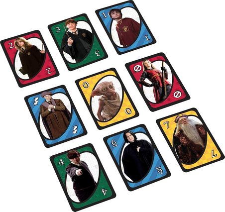 UNO Harry Potter Kart Oyunu - Orijinal Seçmen Şapka Kurallı Kutu Oyunu
