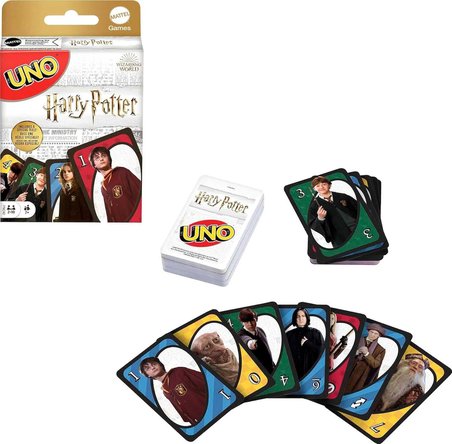 UNO Harry Potter Kart Oyunu - Orijinal Seçmen Şapka Kurallı Kutu Oyunu