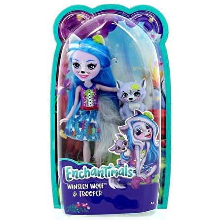 Enchantimals Popüler Karakter Bebekler - Kurt FRH4